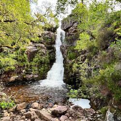 Ardessie Fall von der Straße aus