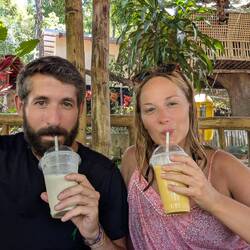 Fruit shake time 🍌🥭