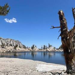 Lone Pine Lake - auf über 3.000 Meter Höhe