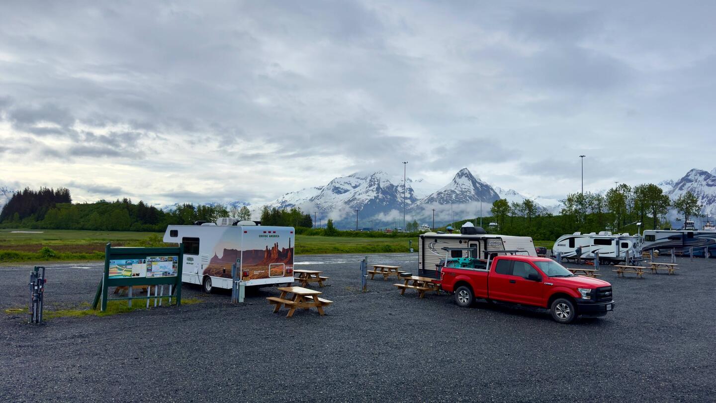 Stellplatz mit Aussicht