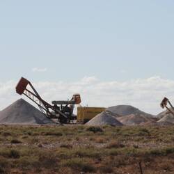 At each pile there is a shaft - there are probably a million shafts