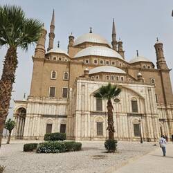 Muhammad Ali Mosque, known as the "Alabaster Mosque", because of its marble panels inside and out