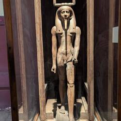 A person's ka, or life force, represented by arms raised up. The ka needed sustenance after death