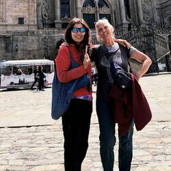 Last day at the Cathedral. I attended a pilgrim mass. But no Botafumeiro swing!