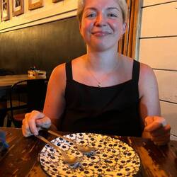 Da war jemand hungrig nach unserem Ausflug - der Teller kann direkt wieder in den Schrank 🤣