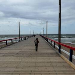 Der Seesteg in Palanga