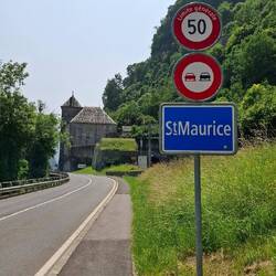 Het kasteel van Saint-Maurice op een strategische plek