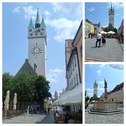 Der markante Stadtturm