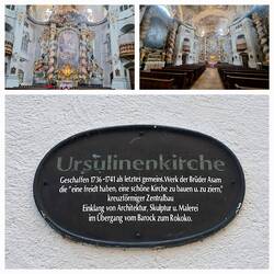 Das Innere der Ursulinenkirche (Kloster)