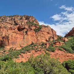 Der rote Fels kann mit dem Rest Zions durchaus mithalten