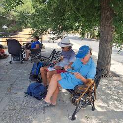 Contemplating the map and descriptions