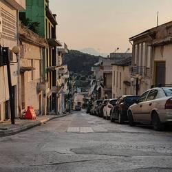 Warum wohne ich bloß ständig oben am Hang? Musste die letzten Meter wieder hochschieben ...