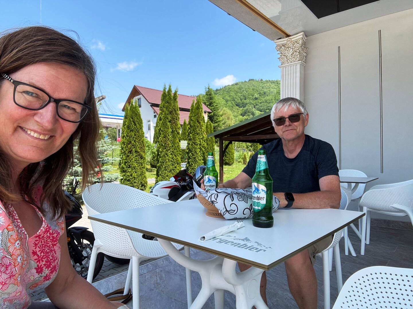 Bergenbier aus Bukarest (alkoholfrei, da in Rumänien 0,0 gilt! )