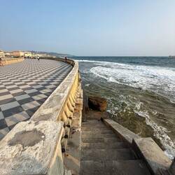 Stairs into the ocean