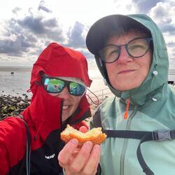 Bizeli windy & frisch ist es - aber wir sind happy!