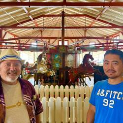 150-year-old merry go round
