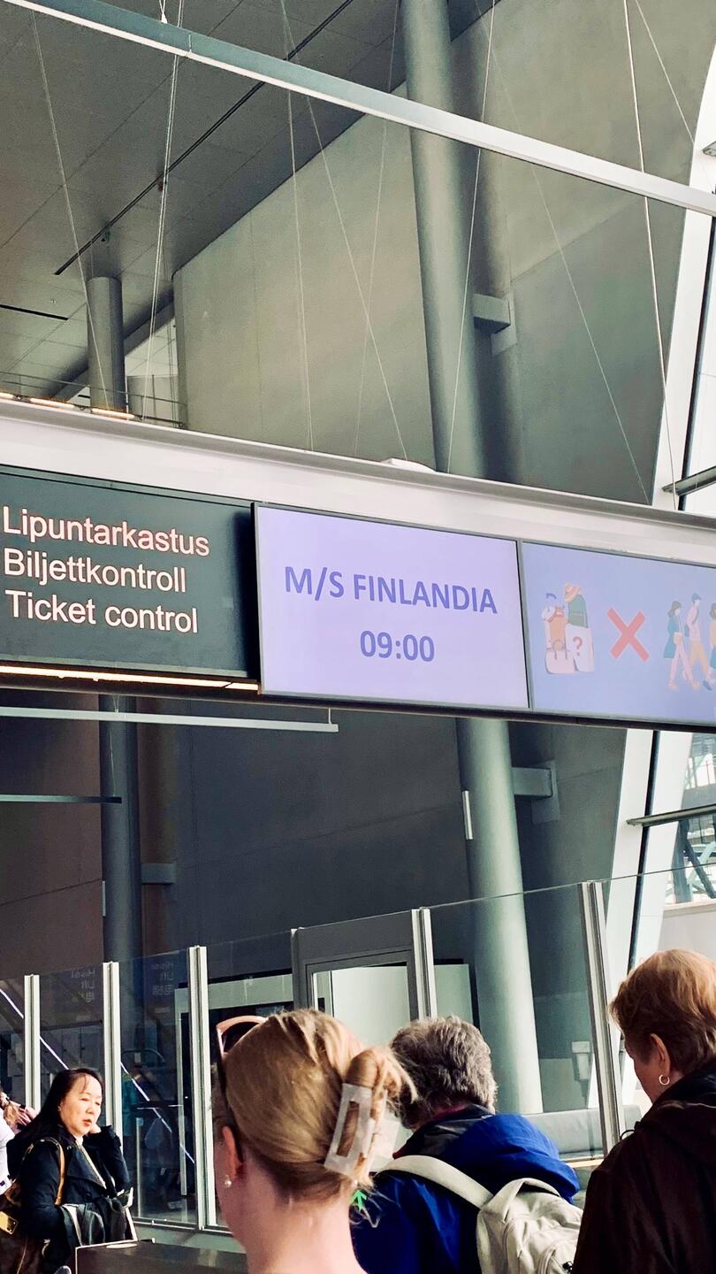 Unsere Fähre - MS Finnlandia der Eckerö-Line
