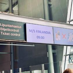 Unsere Fähre - MS Finnlandia der Eckerö-Line