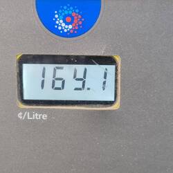 Dieselpreis auf dem Alaska Highway