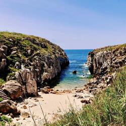Bucht „Praia do Carreiro de Joanes“