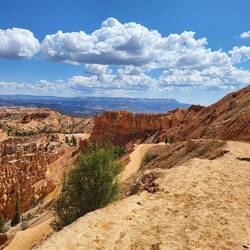 Das Ziel hatten wir immer vor Augen: runter in den Canyon