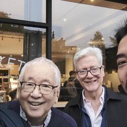 Met long time friends. Last time we met was 20 years ago