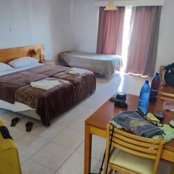 Unser neues Hotelzimmer ist etwas einfacher