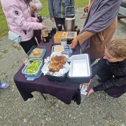 Snacks in Paradise at.side of the minibus