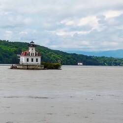 Esopus Meadows Lighthouse. Guarding the mudflats.