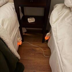 Heizdecken anstatt Wärmflaschen. Das nenn' ich seniorengerechtes Wohnen.