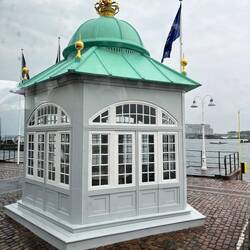 This is where the Royals gather whilst waiting to get aboard the Royal Yacht