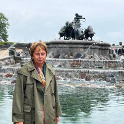 Goddess Gefion's fountain (changed her 4 kids into oxen-don't ask!)