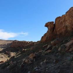 ...von oben gibt es tolle Ausblicke auf das Plateau...