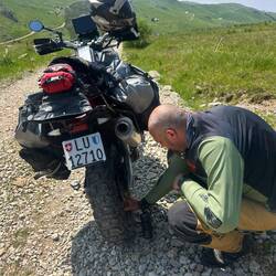 Luftdruck verringern gibt Grip auf Offroad-Wegen