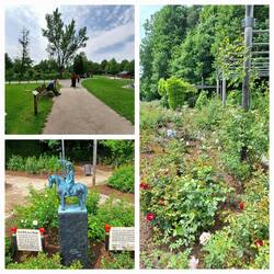 Der weitläufige Kurpark