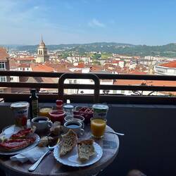 Frühstück mit Aussicht