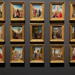 1496-1504 set of panels belonging to Isabelle of Castile recovered 1530 when Charles v inherited the