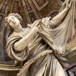 Veronika und das Tuch mit Jesus Angesicht