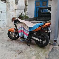 So geht man mit seinem Bike um, schön zudecken