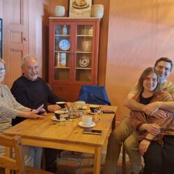 Coffee with Bridie, Barry and Katya