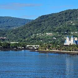 The harbor at Apia.