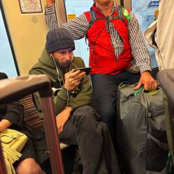 Making the most of a crowded train