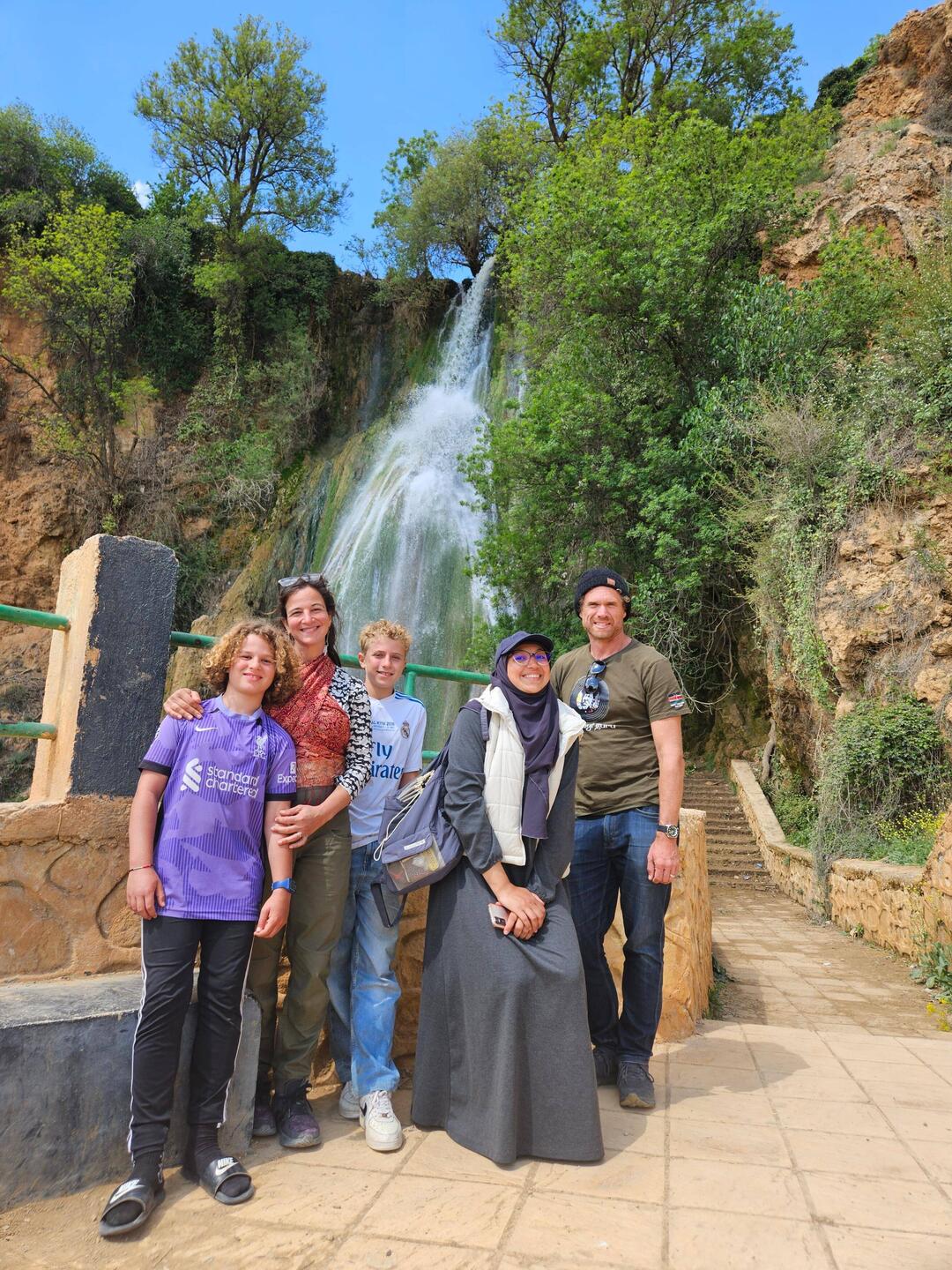 Amina and the Marmoucha waterfalls