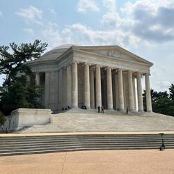 Das Jefferson Memorial.