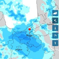 Unsere Reise richtet sich weitgehend nach dem Regenradar