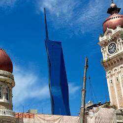 Le bâtiment patrimonial du sultan Abdul Samad et la Merdeka 118 Tower 🥴😳