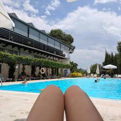 Relaxen am Pool