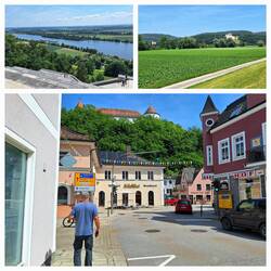 Von der Walhalla nach Wörth an der Donau mit Schloss