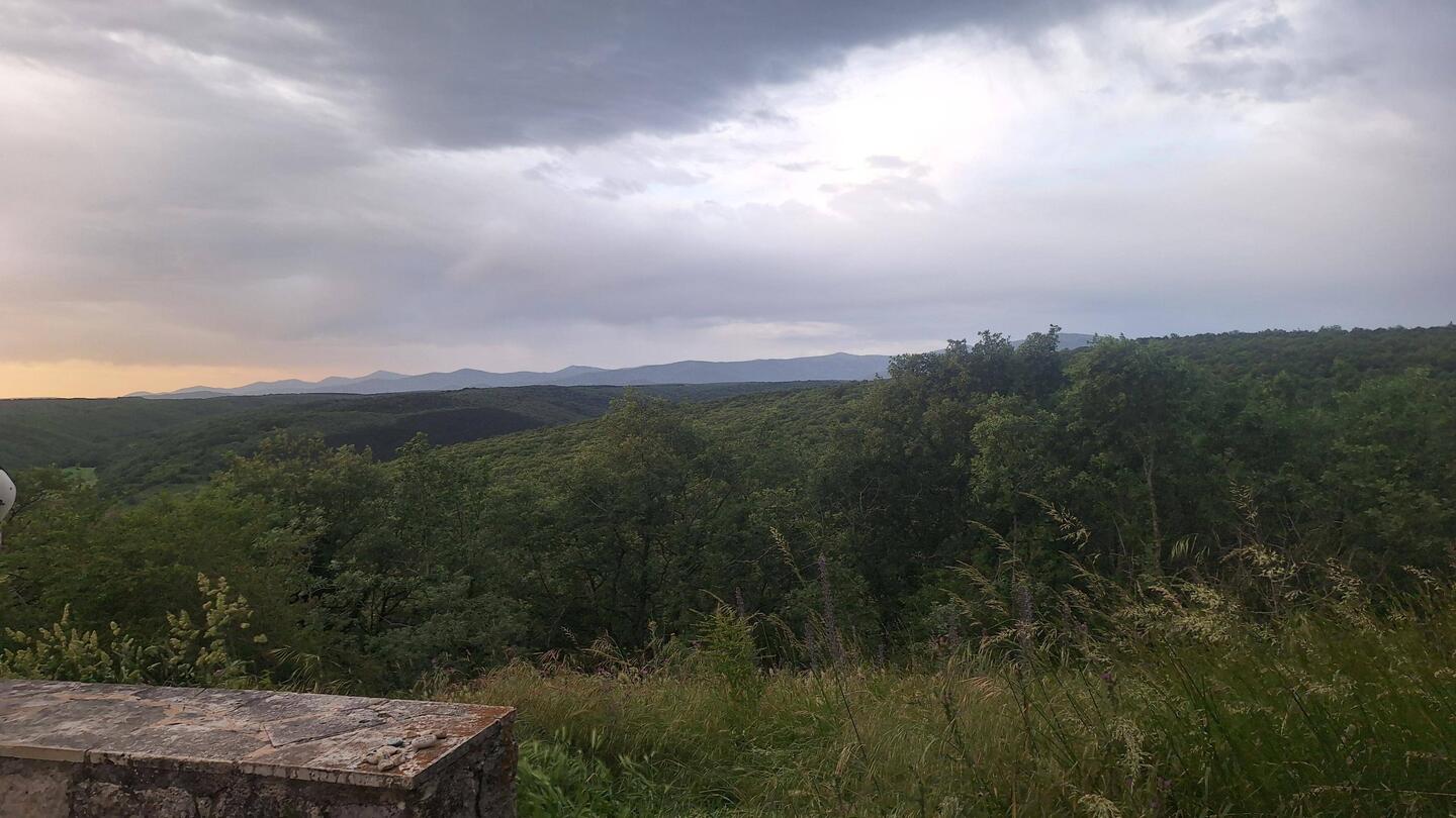 First hill out of Villafranca