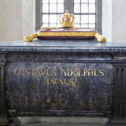 Hier liegt er nun, Gustav II. Adolf, der "Löw aus Mitternacht"